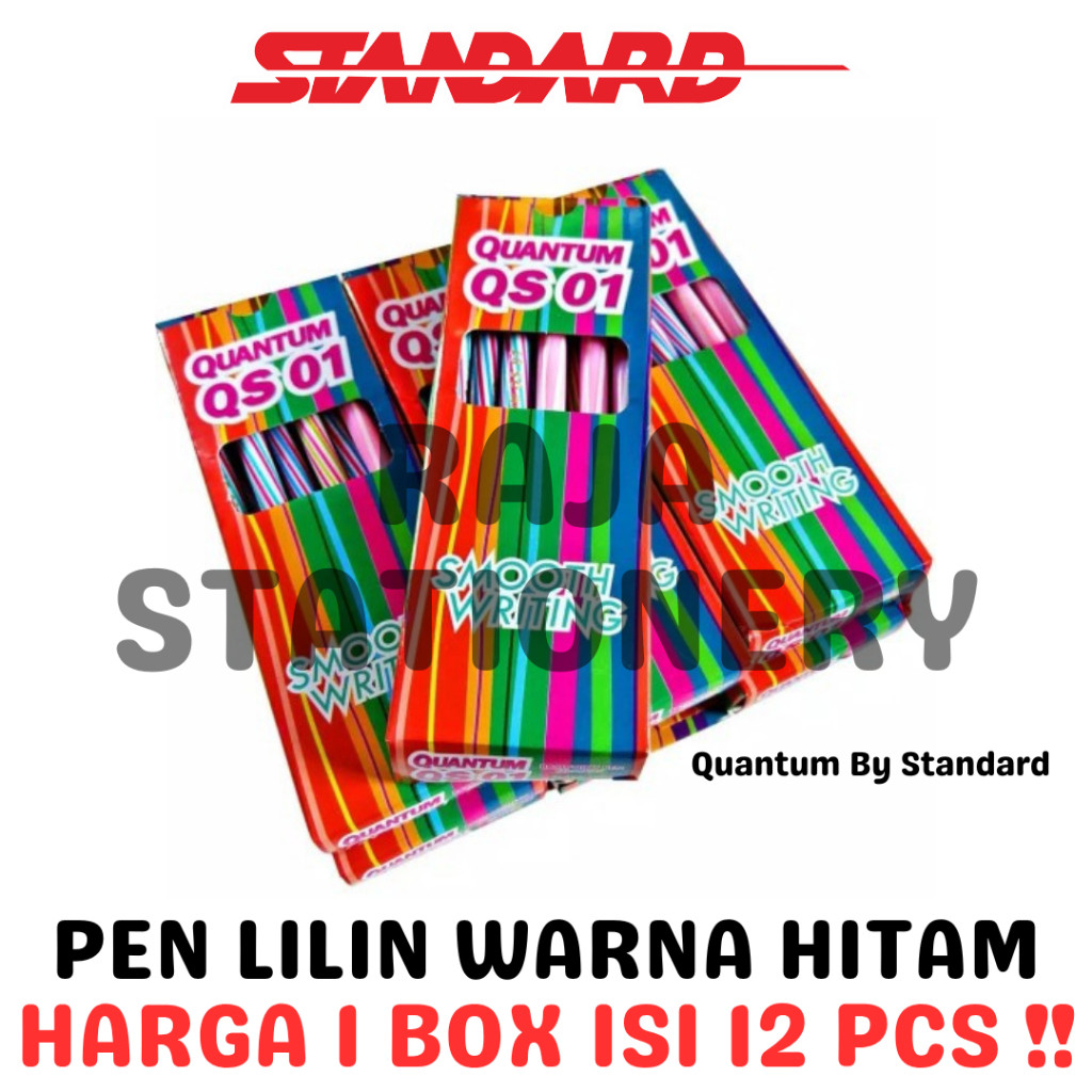 LILIN QUANTUM BALL PEN BY STANDARD QUANTUM STANDARD SCREW WAX PEN QS-01 DOZEN BOXES [12PCS] - KING B