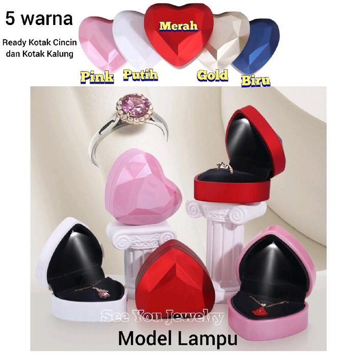 Ema.gemang กล่องแหวนเพชรสีทอง/กล่องสร้อยคอสําหรับหมั้น