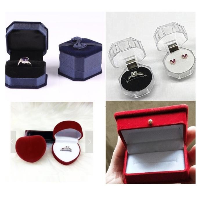 Ema.gemang กล่องเก็บเครื่องประดับสร้อยคอต่างหูกล่องข้อเสนอแหวน