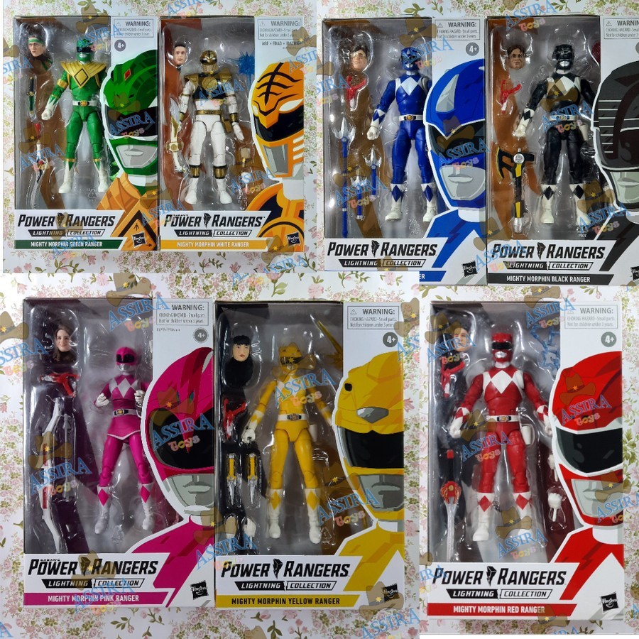 ใหม่ล่าสุด LIGHTNING COLLECTION SET RANGER MMPR ของเล่น POWER RANGERS ดั้งเดิม