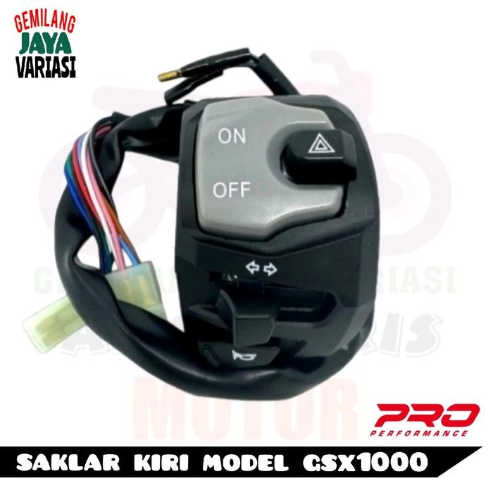 สวิตช์ซ้าย Moge El Gsx Plus Hazard Universal Motorcycle จัดส่งฟรี