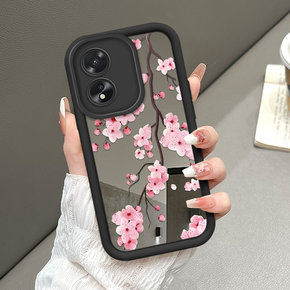 HP เข้ากันได้กับ OPPO A38 A18 Mirror Softcase เคสโทรศัพท์ 8462 JZ