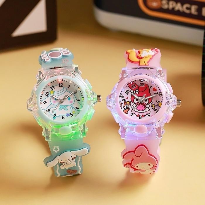 รับประกัน SANRIO 3D WATCH พร้อม COLORFUL LIGHTS & MUSIC JELLY STRAP RAISED CODE 899