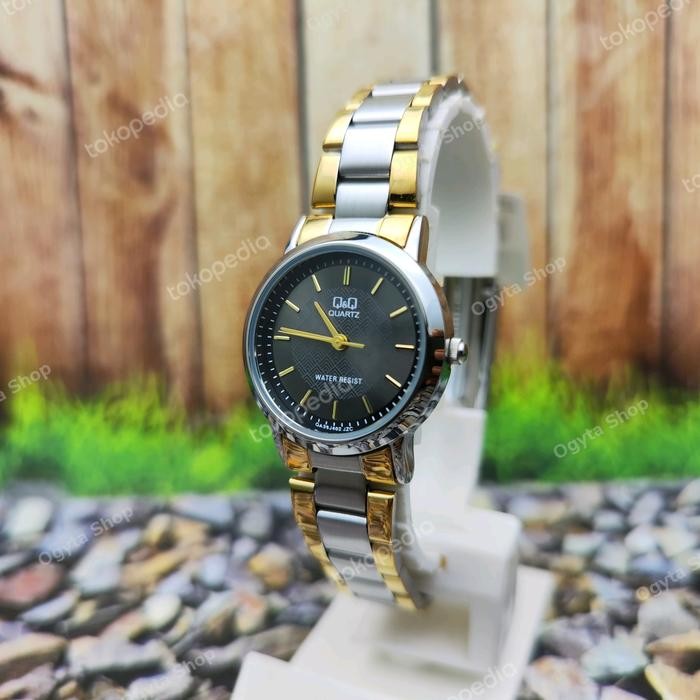 รับประกัน Q&Q QNQ QQ ANALOG SILVER CHAIN WATCH QA39J201Y ORIGINAL CODE 1212
