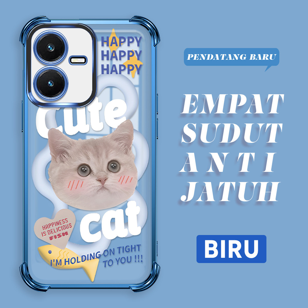 ปลอก Hp Untuk VIVO Y22 Y22S โหมด Cassing Kesing เคสโทรศัพท์ Softcase Cool 0035 SJ