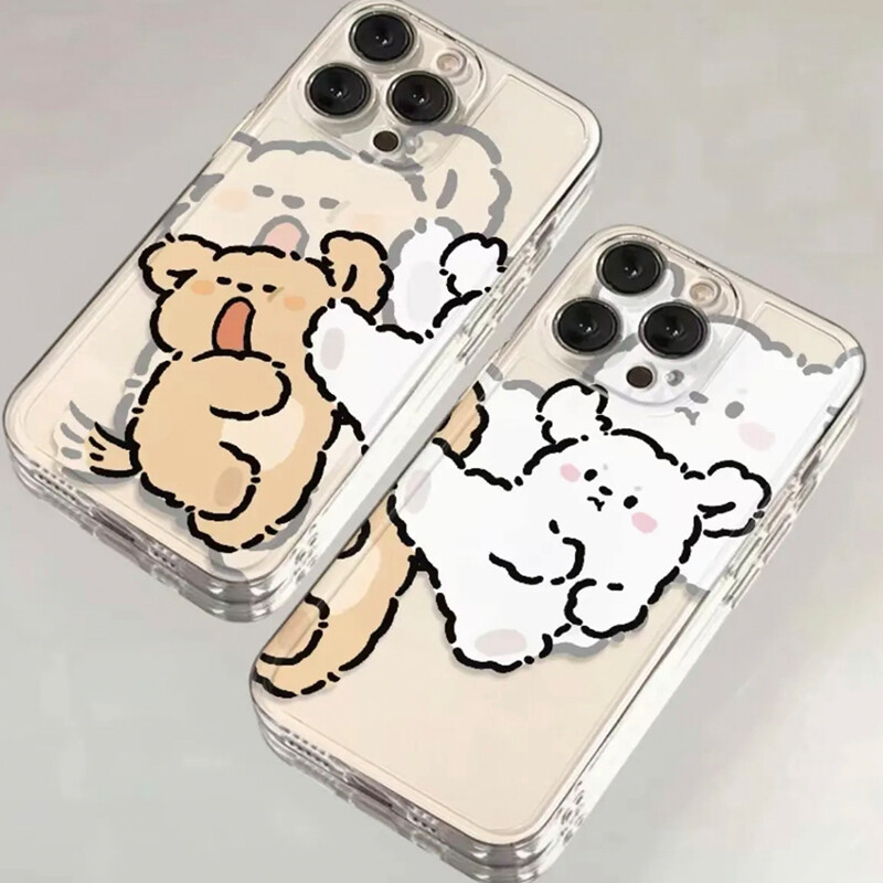 HP คู่น่ารักลูกสุนัขนุ่มสําหรับ Redmi 15C A5 13x A5 14C 13C 13 หมายเหตุ 14 Pro Plus 4G 5G 11S 12 Pro