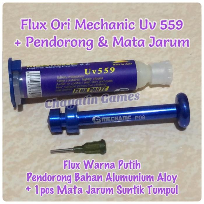 Original Flux & Mechanic Booster Type UV 559 สีขาว 10cc เนื้อหา