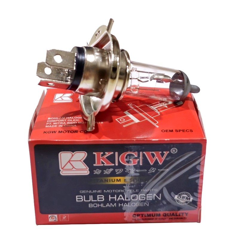 KGW 12V 35/35W VIXION H4 หลอดไฟฮาโลเจน