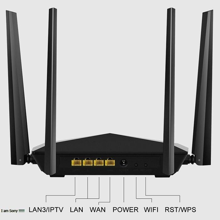 Tenda AC6 Dual Band AC1200 MU-MIMO WiFi เราเตอร์ไร้สาย AC 6 AC 1200