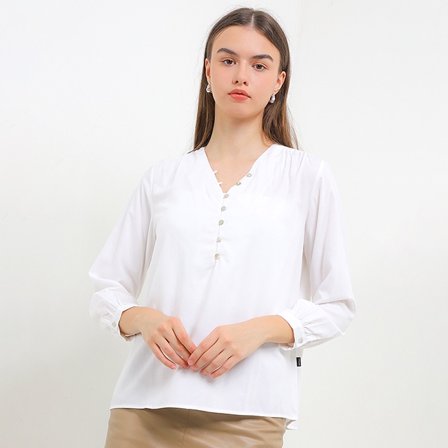 เสื้อผู้หญิง Hush Puppies Lovita สีขาว