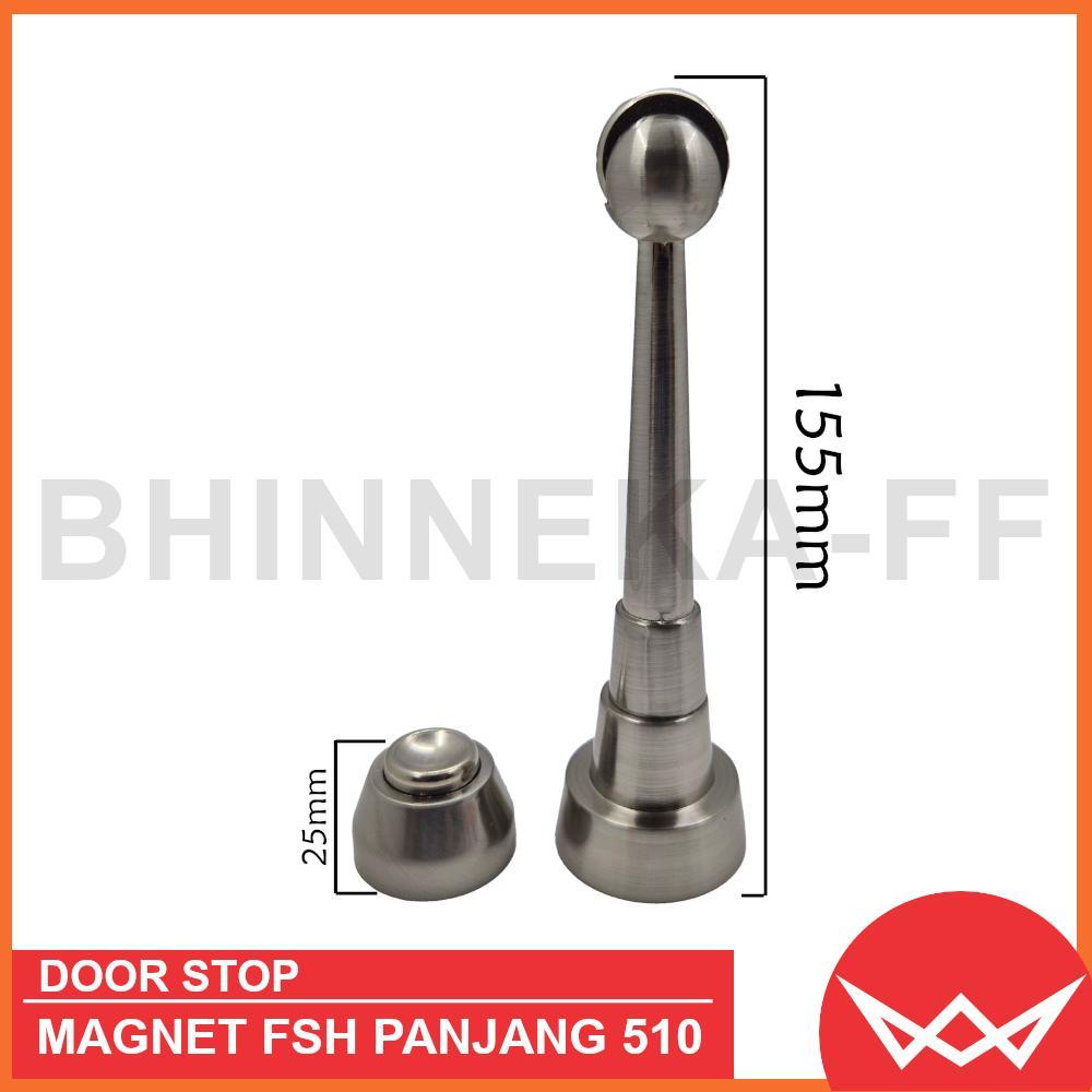 แม่เหล็กกันชนประตู FSH ยาว 510 SS