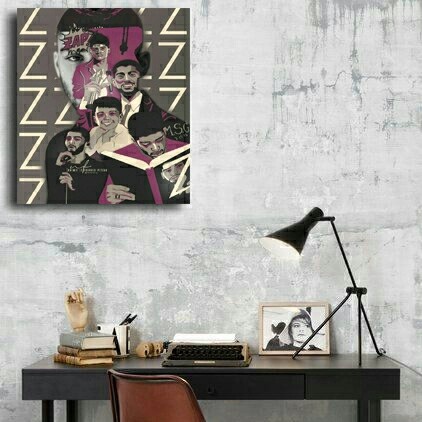 Top Art Zayn Malik โปสเตอร์ติดผนัง