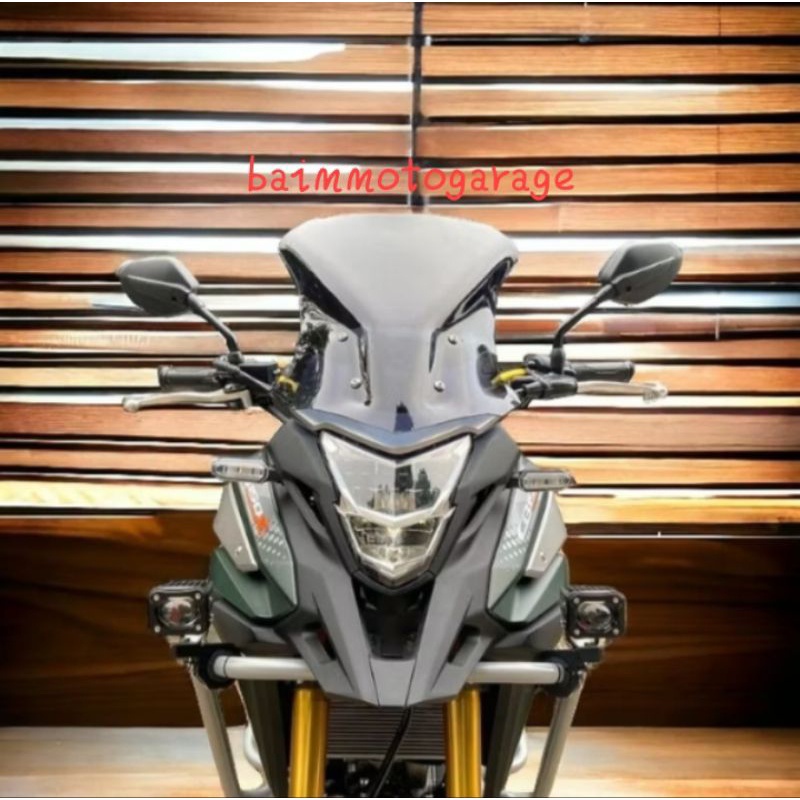 ชิว WINDSHIELD HONDA NEW CB150X, MODEL BMW g310 ความหนา 3 มิลลี่ แถมน๊อตสเปเซอร์ (บรรจุปลอดภัย 100%)