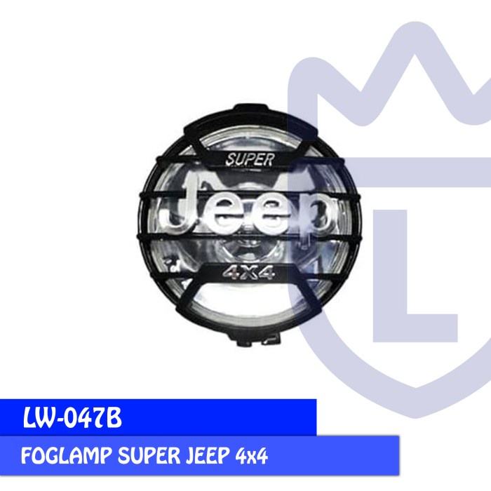 หมอก / LOWIN LW047B SUPER JEEP 4x4 FOGSLAMP - สีเหลือง/ชัดเจน