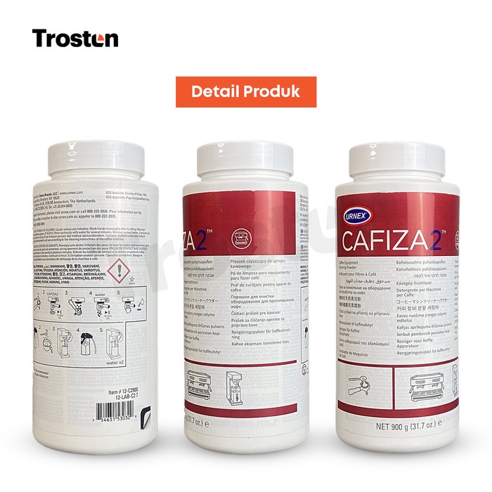 MESIN ผงทําความสะอาดเครื่องชงกาแฟ Cafiza 2 - 900G