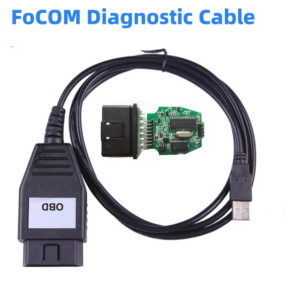 ใหม่สีเขียว PCB สําหรับ FoCOM สายวินิจฉัยสําหรับ Ford VCM OBD Professional OBD2 อินเทอร์เฟซ VCM OBD 