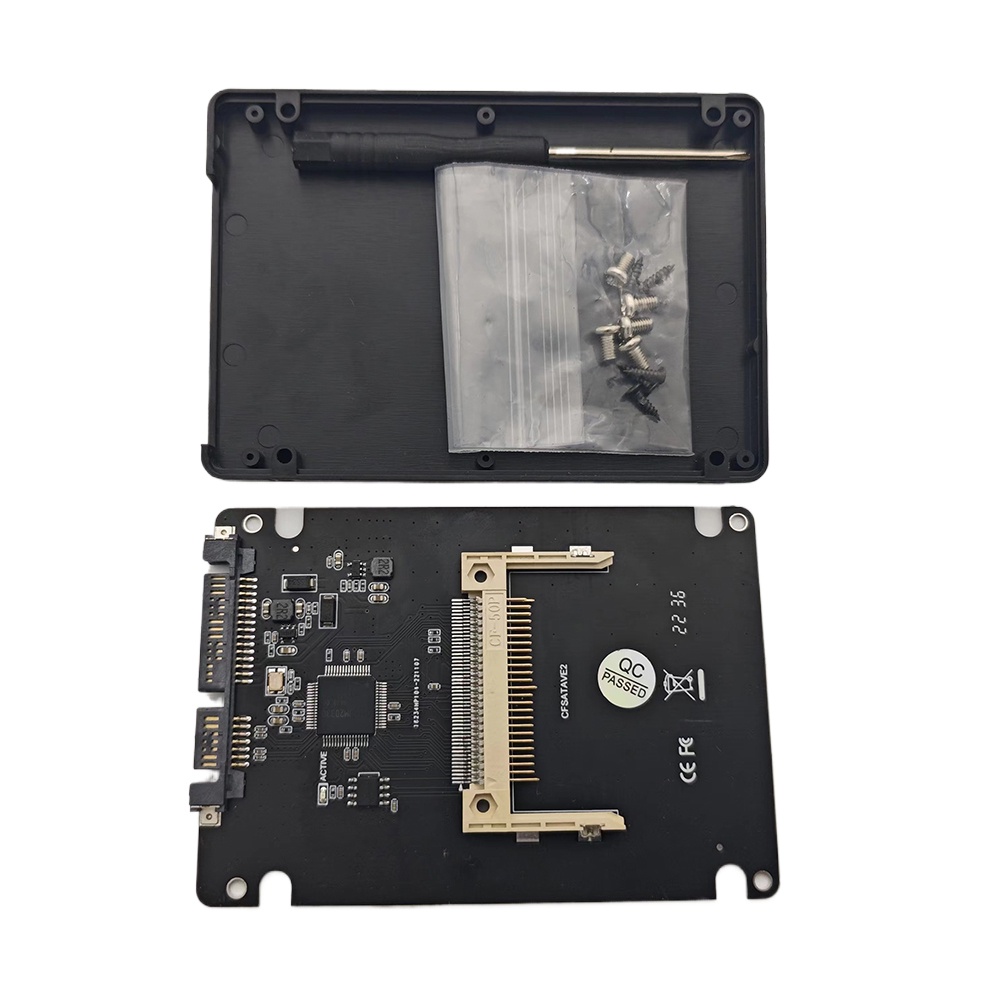 CF 50Pin ถึง 2.5 SATA 22Pin ตัวแปลงฮาร์ดไดรฟ์รองรับ CF I CF II CF ถึง 2.5/3.5 นิ้ว SATA อะแดปเตอร์แป