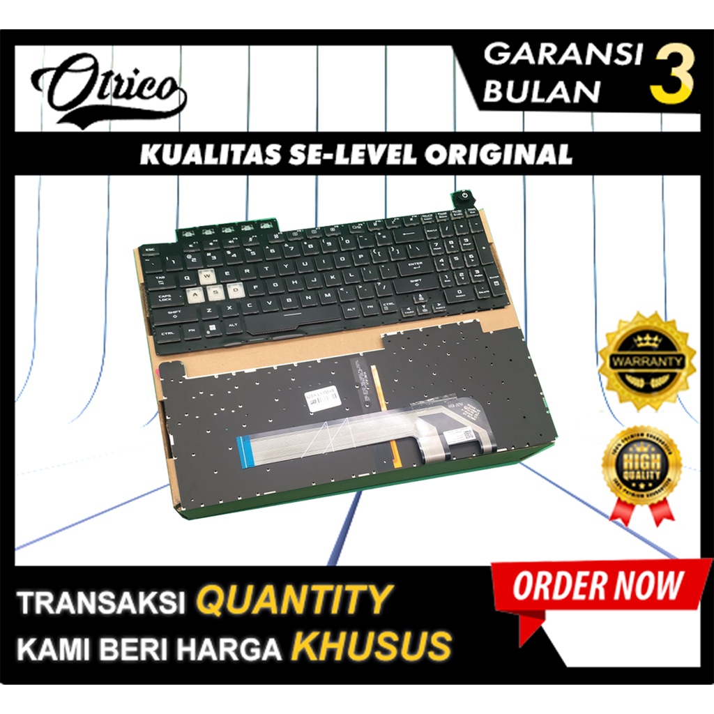 Asus Tuf Gaming a15 f15 fx506 fx506hc คีย์บอร์ดที่ไม่ใช่แบ็คไลท์