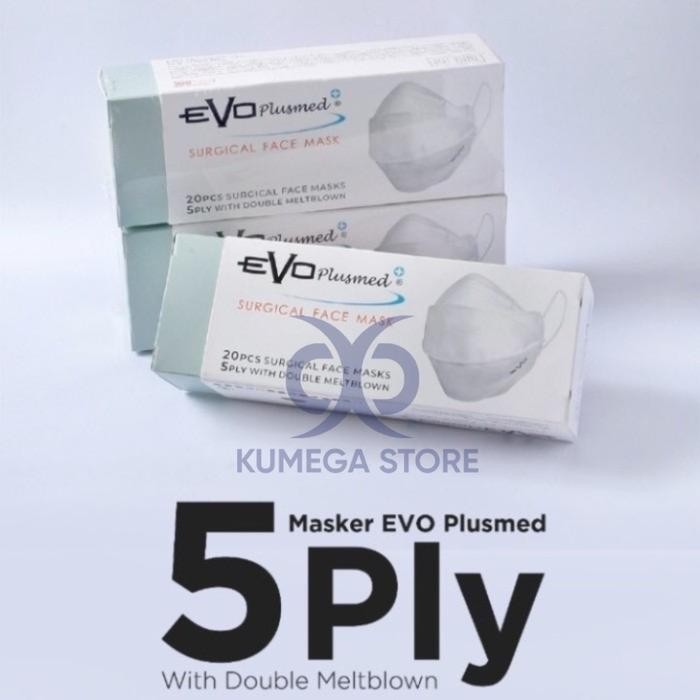 JTTOP" EVO PLUSMED 5 PLY 4D MASK พร้อมแผ่นกรอง MELTBLOWN DOUBLE