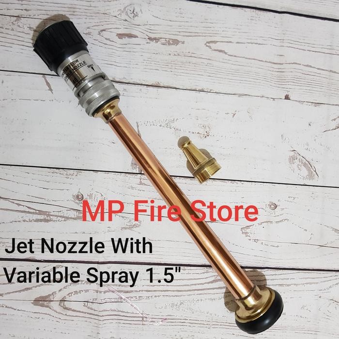 JTTOP" FIRE JET NOZZLE NUZZLE FIRE EXTENSIONUISHER 1.5 นิ้ว + สเปรย์ตัวแปร
