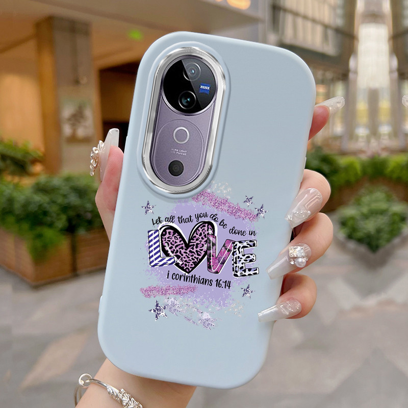 ปลอก Hp สําหรับ VIVO V40 5G V40 Pro 5G V30 5G V30 Pro 5G V30E 5G T3 Ultra 5G กรณีปลอกน่ารักรักใหม่โท
