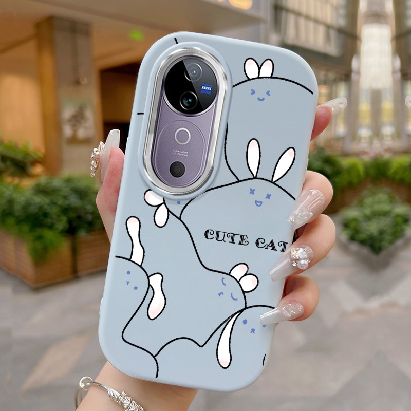 HpปลอกสําหรับVIVO V40 5G V40 Pro 5G V30 5G V30 Pro 5G V30E 5G T3 Ultra 5Gกรณีใหม่น่ารักกระต่ายปลอกเต
