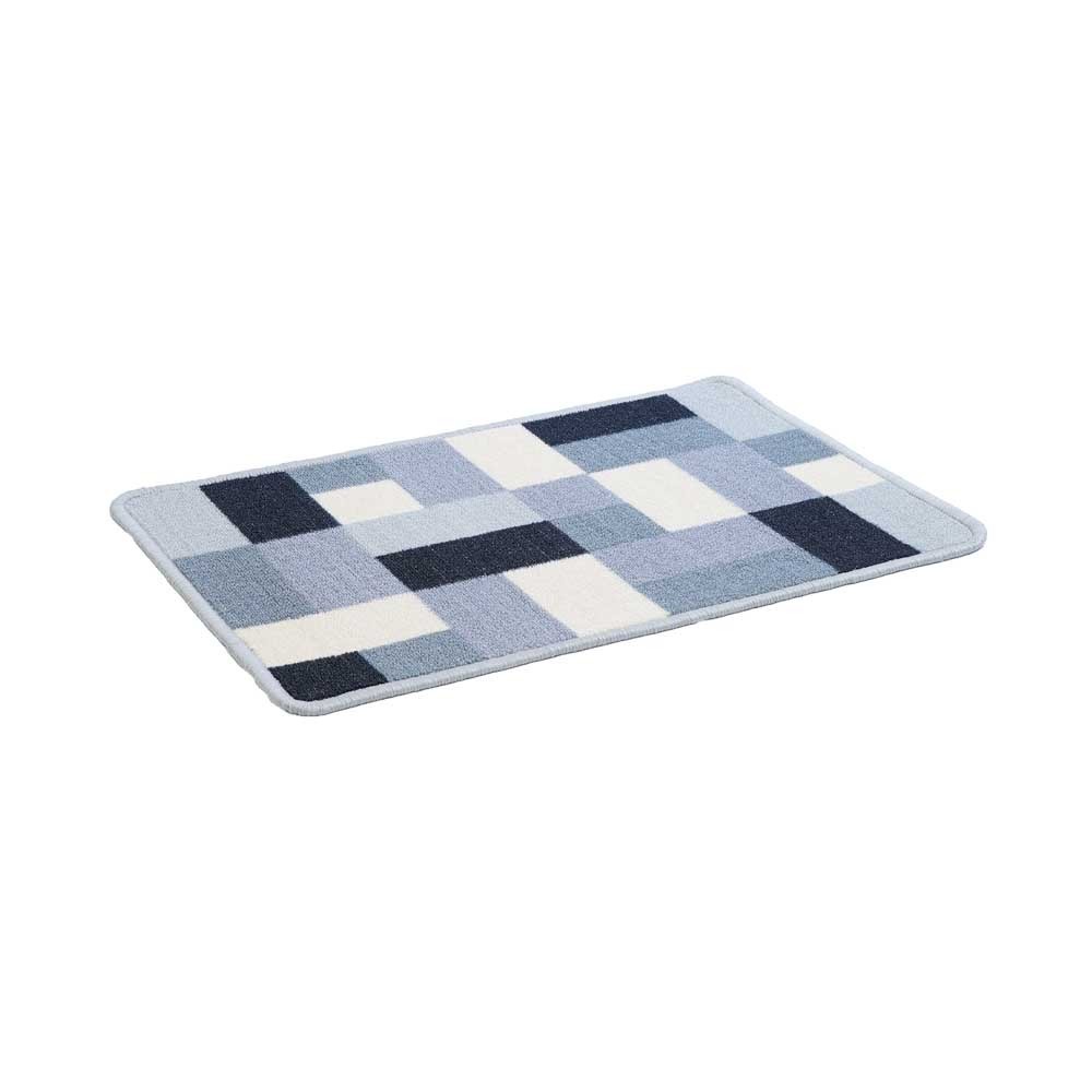 Finacel1 Selma Selma 40X60 Cm Kayden เสื่อห้องน้ํา - ผ้าเท้าห้องน้ําสีเทาธรรมดา