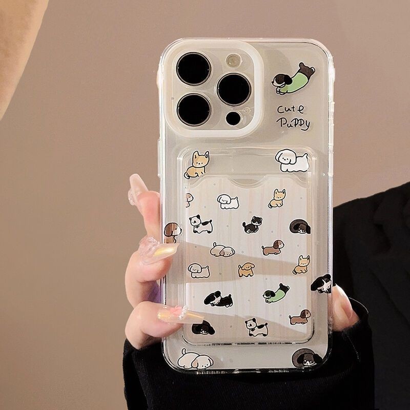 สัตว์ผู้ถือบัตร Anti Crack น่ารักปลอก Oppo 14F A3X A60 A16 Reno 13F 13 5G A57 A58 8 Pro A54 A18 A5S 