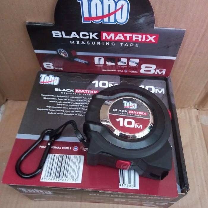 Toho เครื่องวัด MATRIX สีดํา 10 เมตร / Toho Reversible Meter 10 Mtr