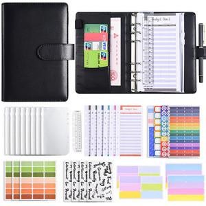 Plain Binder 6 แหวน Financial Binder Aesthetic Binder 3 สี A6
