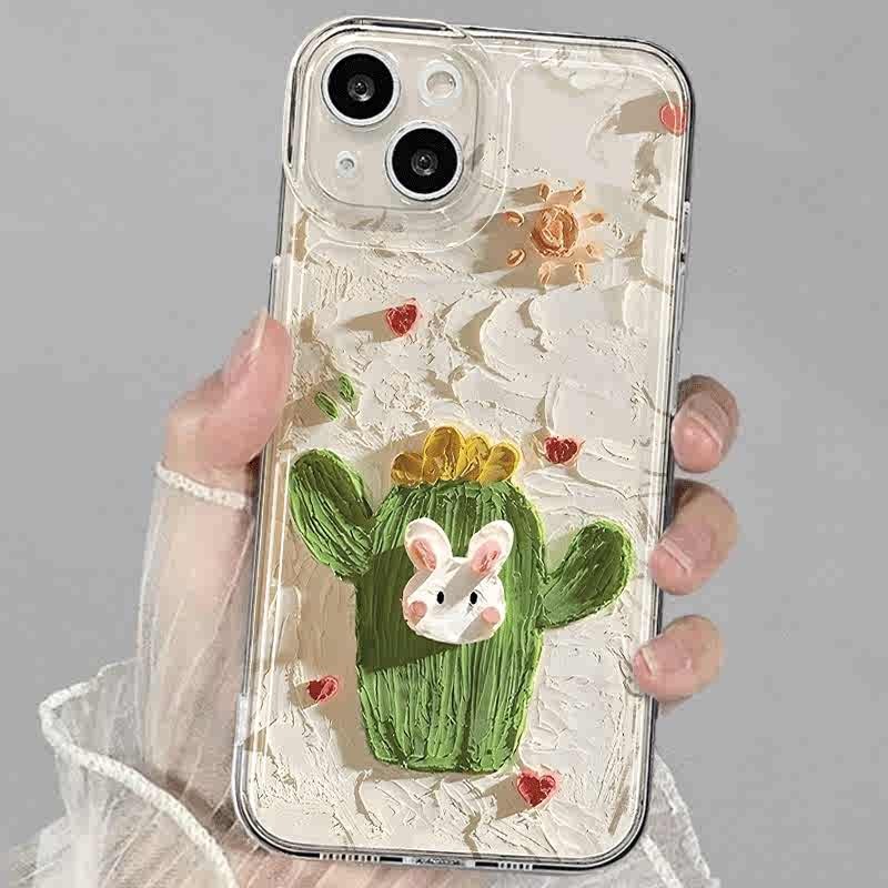 HP High Class Cactus Painting Soft สําหรับกรณี Xiaomi C71 Poco X7 F7 Pro C75 C65 15 Ultra 14 14T Pro