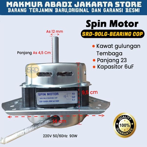 MESIN COPPER SPIN DYNAMO WASHING MACHINE DRYER BEARING AS 12 mm LG -SRD-90LG