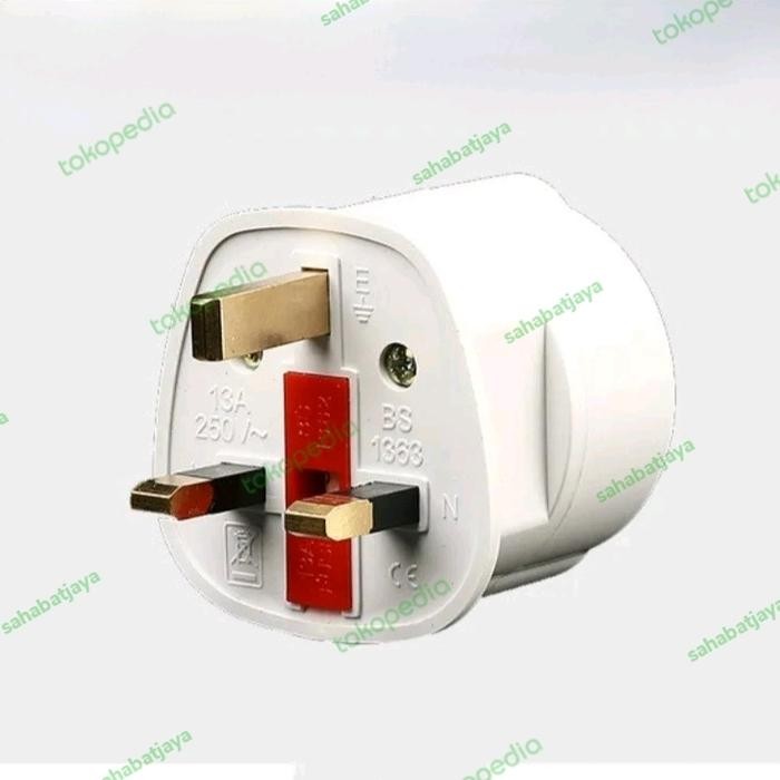 2-Prong เป็น 3-Prong Over Plug Converter / Eu เป็น 3-Prong Converter