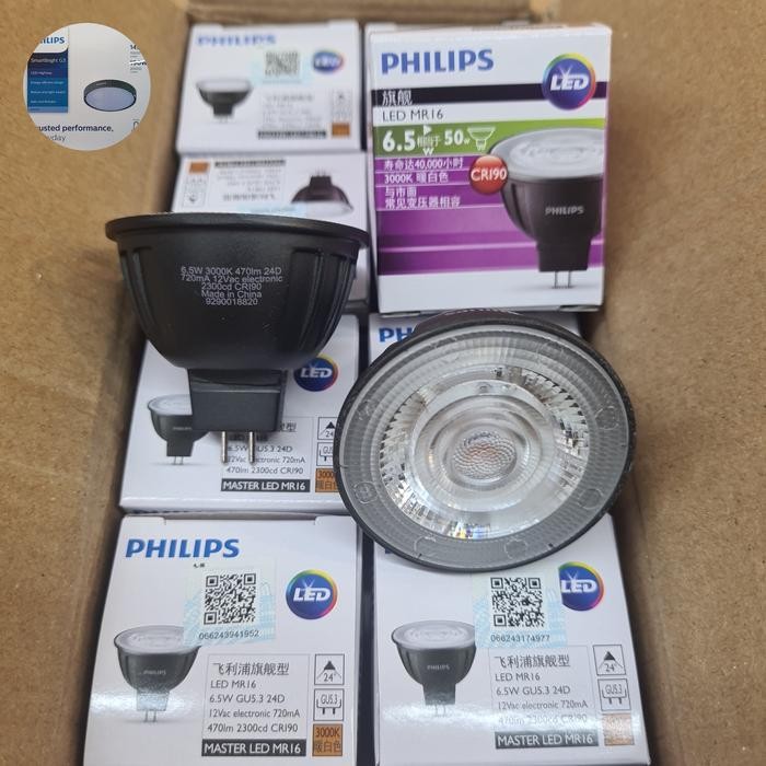 Master led mr16 6.5w 930 24D 3000K / mr16 6.5w 3000K 12V 24D-36D โคมไฟ