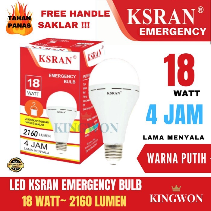 (ผู้เชี่ยวชาญ) LED EMERGENCY BULB LAMP EMERGENCY BULB 9W 12W 15W 18W E27
