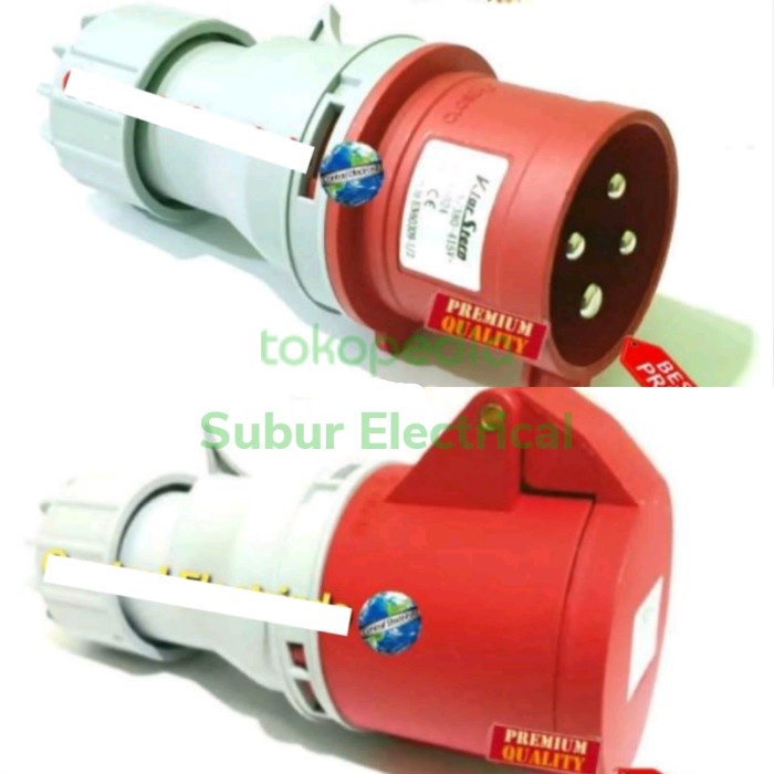 4PIN 32A MOBILE MOUNTING PLUG/SOCKET