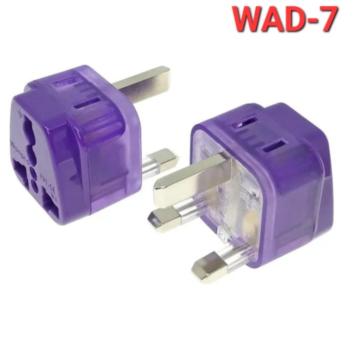 BEST WONPRO WAD-7 UK / US / CN / EU TO UK ADAPTER OVERPLUG 10A