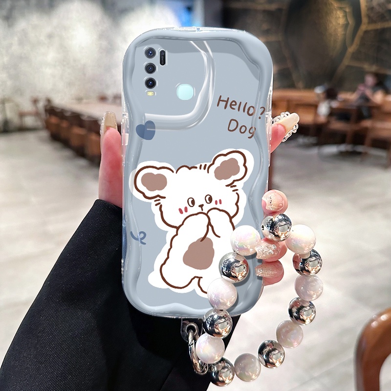 เคสโทรศัพท์สําหรับVIVO Y50 Y30 Y30i Y51 2020 Y51A 2021 Y31 2020 Y53s Y33 กรณีปลอกสุนัขน้อยรูปแบบEsin