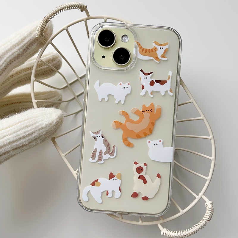 Fullcoverปลอกแมวน่ารักOppo A6x A6 A6 70 NOTE 70 C71 C75 C75x A5x A5i Pro A5 2025 Reno 14F 14 Pro A3X