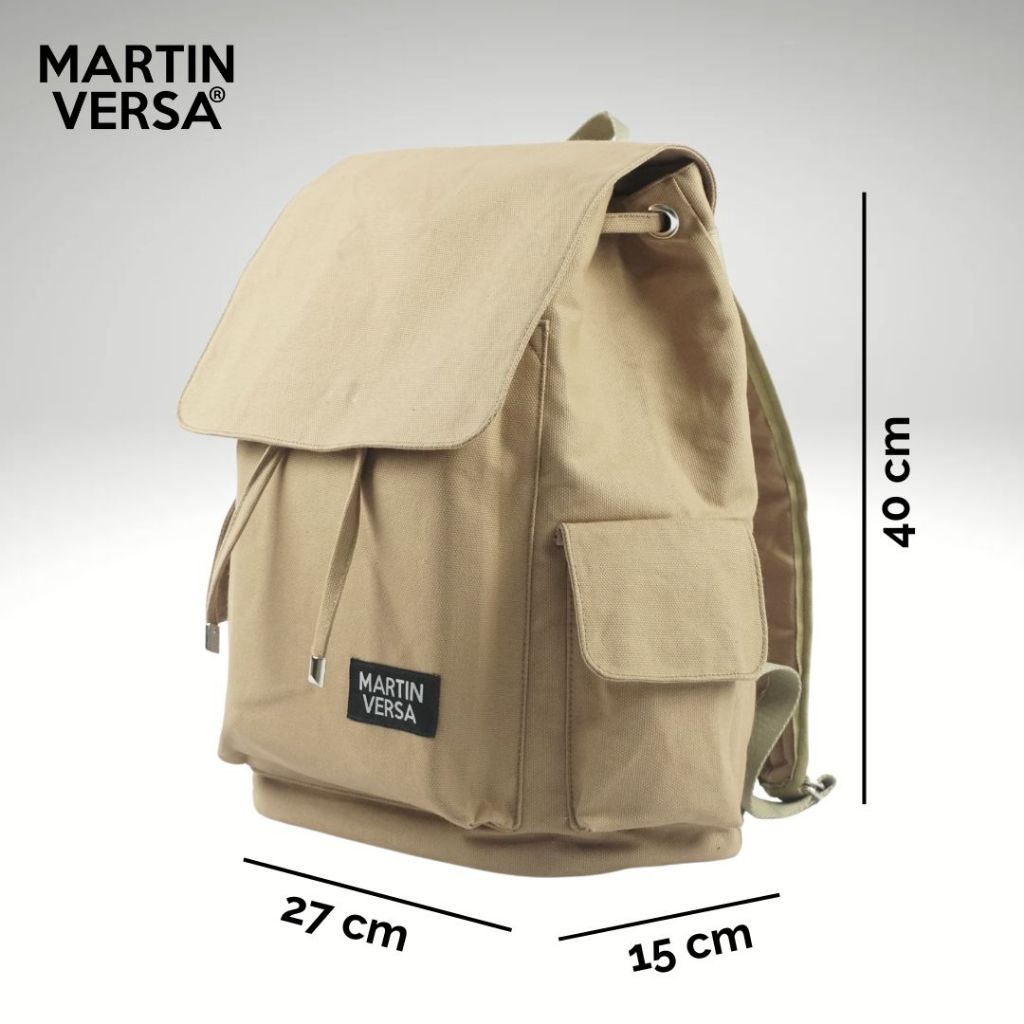 ข้อเสนอสุดฮอต MARTIN VERSA TR1 14" Canvas Laptop Backpack - Notebook Travel Backpack 40x27x15 cm 16 