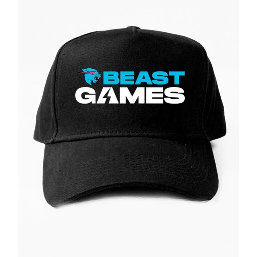 Mr Beast Beast Games โลโก้ Tee หมวกเบสบอล
