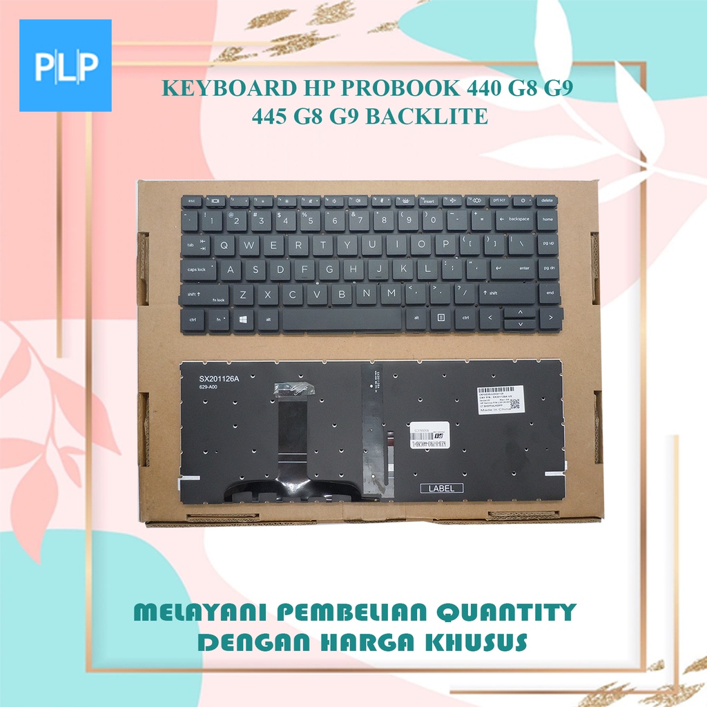 คีย์บอร์ดแบ็คไลท์ HP Probook 440 g8 g9 445 g8 g9
