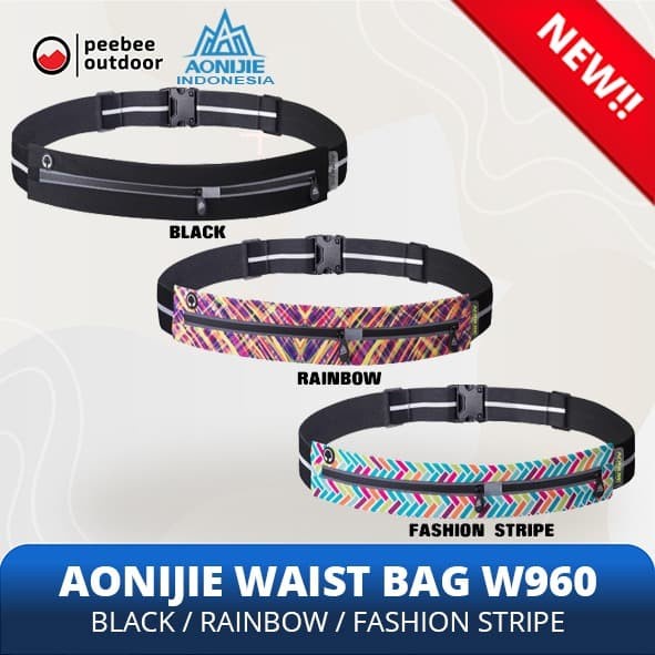 Crp - กระเป๋าคาดเอว Aonijie W960 กระเป๋าคาดเอวออกกําลังกายสําหรับปั่นจักรยานสําหรับวิ่งของแท้