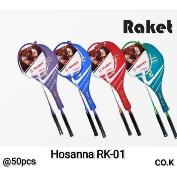 [1 ชิ้น] HOSANNA 3/4 BADMINTON CKET พร้อมฝาครอบ RK-01 / HOSNNA 3/4 BADMINTON CKET RK-01