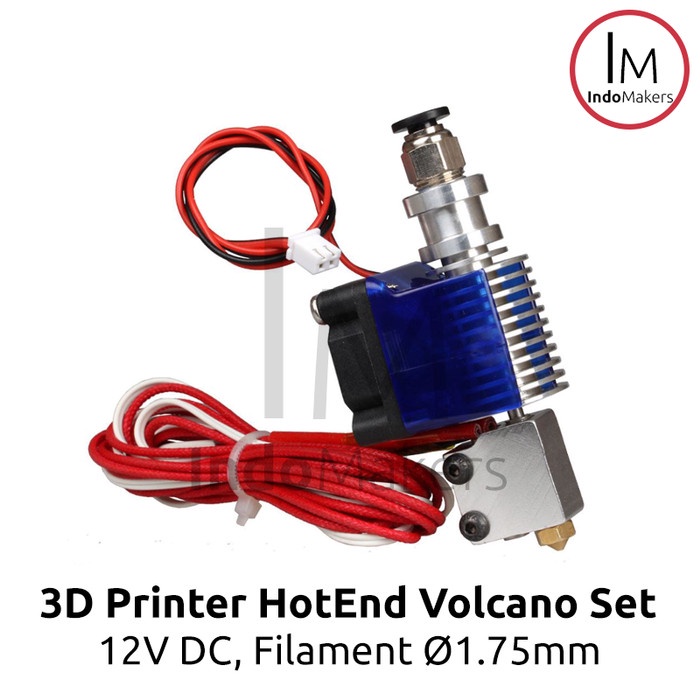 E3D V6 เครื่องพิมพ์ 3D Volcano Hot-end Bowden ระยะไกลครบชุด