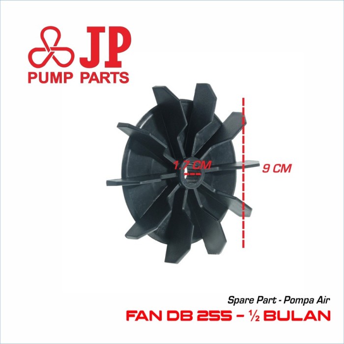 พัดลม DB 255 1/2 เดือน JP พัดลมระบายความร้อน SHIMIZU PS 226 230 WASSER 225