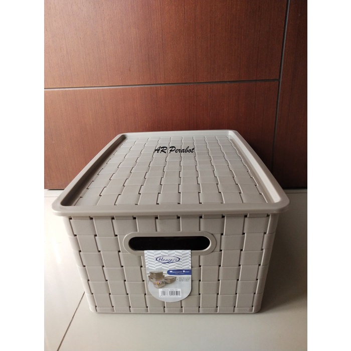 ADT- ตะกร้าพลาสติกอเนกประสงค์ + ฝาปิด Lugano L 9252 DT Hawaii