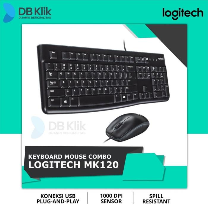 เมาส์คีย์บอร์ด Logitech MK120