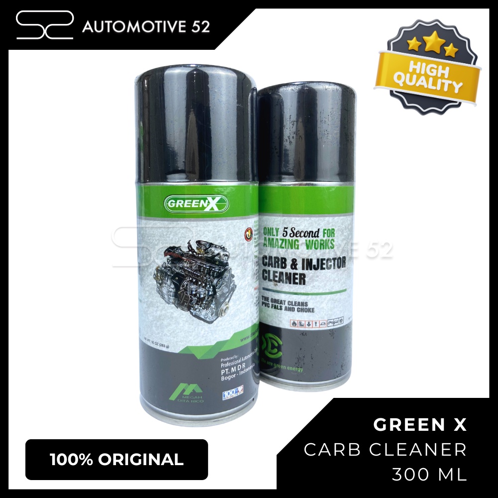 GreenX Carb & Cleaner 300ml – น้ํายาทําความสะอาดคาร์บูเรเตอร์และสเปรย์หัวฉีด