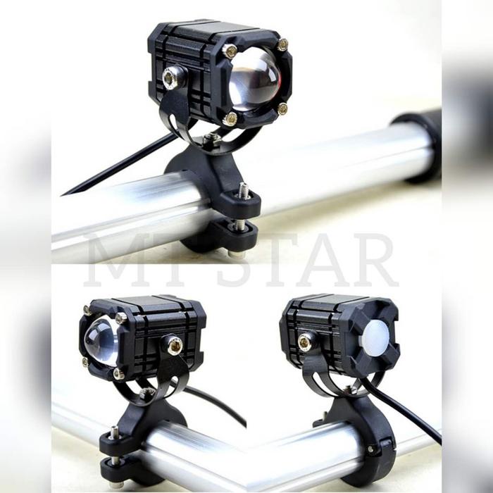 CODE D MT STAR MT STAR ไฟตัดหมอกเลเซอร์ D2 Superbright Highlow 3 สี Blink Plus ที่ยึดแฮนด์รถยนต์